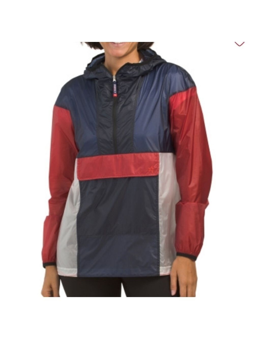 Perfect Moment Ultra Light Track Jacket Navy Red